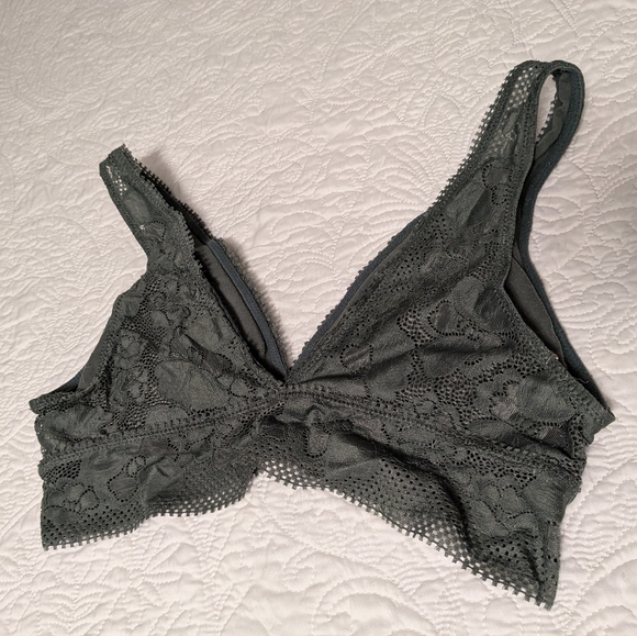 Green Lace Aerie Bralette - Picture 6 of 6